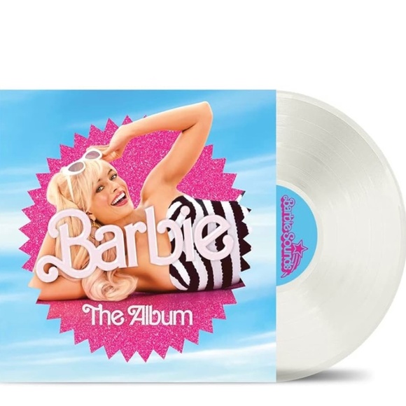 Barbie The Album Amazon Exclusive Milky Clear Vinyl - Picture 1 of 7